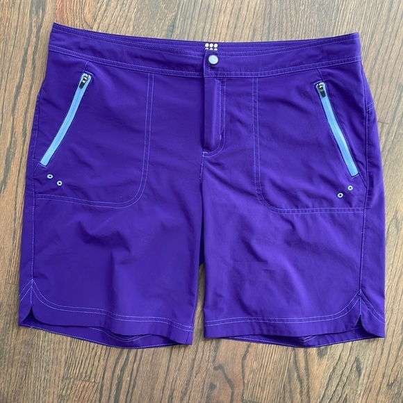 Title Nine Rogue Shorts 9" Nimblene Quick Dry Shorts Women's Size 12 - Picture 1 of 7
